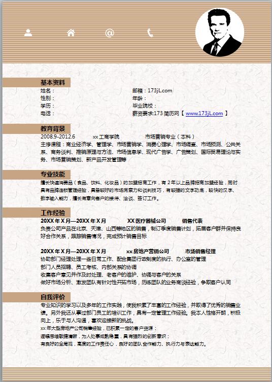 销售简历范文