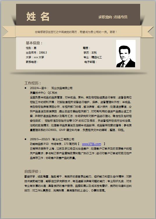 销售顾问免费个人简历模板