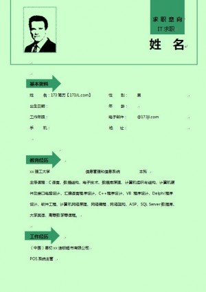 精美绝伦的系统管理员简历模板