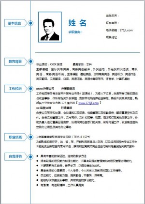 仓库管理员免费个人简历模板
