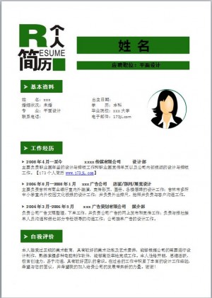 网络营销员免费个人简历模板