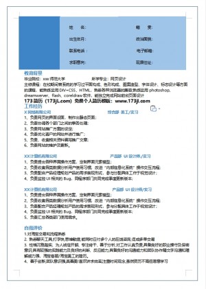 电子商务简历范文